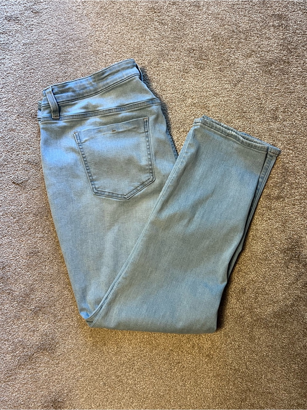 Cosmic Blue Love Light Blue Straight Leg Jeans